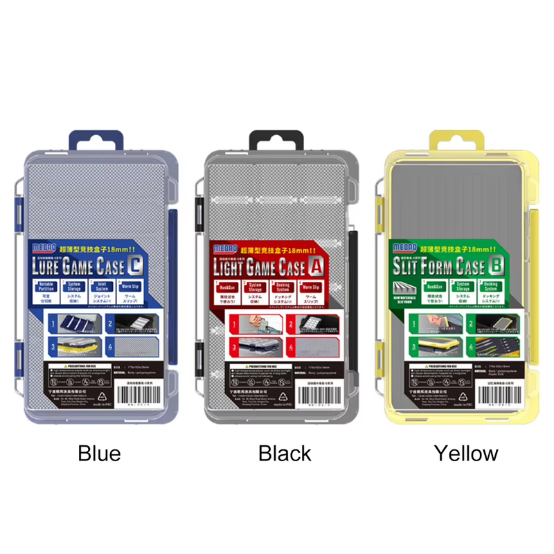 Portable Fishing Bait Box Waterproof Bait Lure Hook Boxes Compartments Shockproo