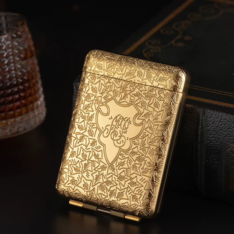 Vintage Cigarette Case Cigarette Storage Case Zinc Alloy Cigarette Carrying Case
