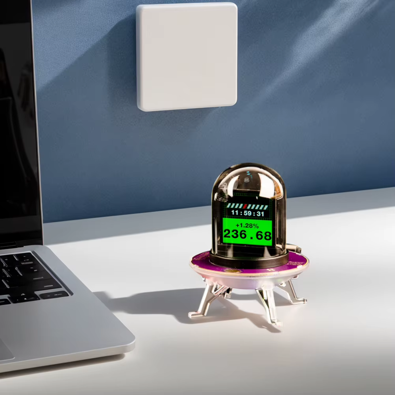 UFO Smart Glow Tube Clock Wifi-Synced Nixie Tube DIY Animations Networked Nixie