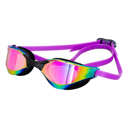 Professional Swim Glasses UV Protection Electroplate Diving Glasses No Leaking S