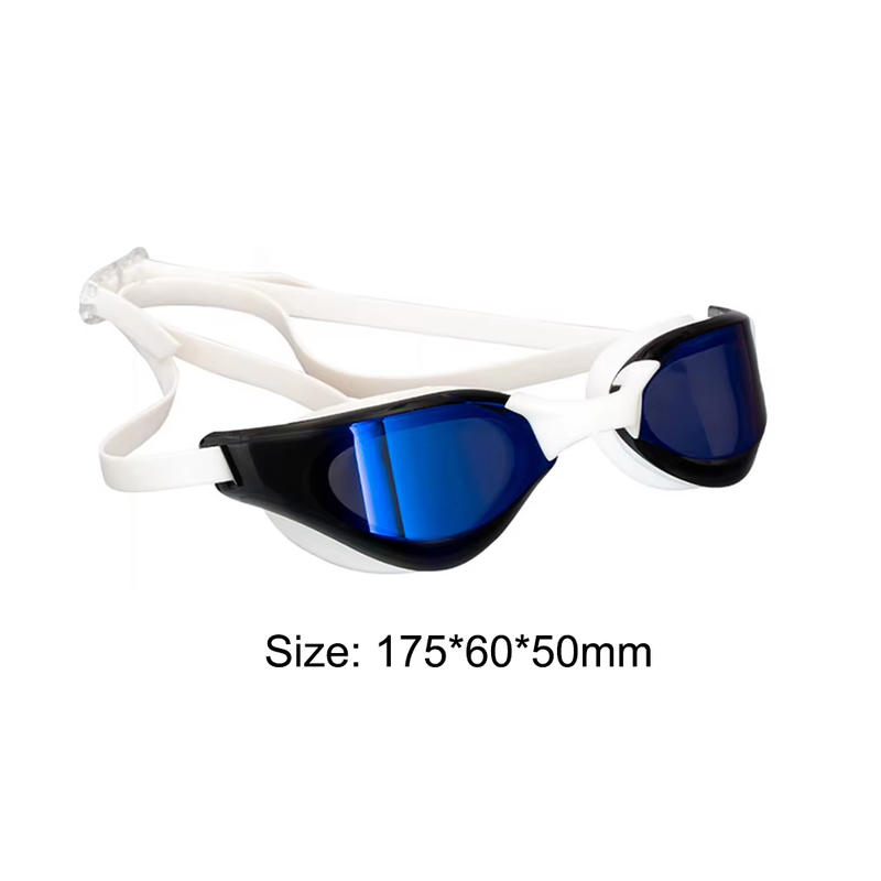 Professional Swim Glasses UV Protection Electroplate Diving Glasses No Leaking S
