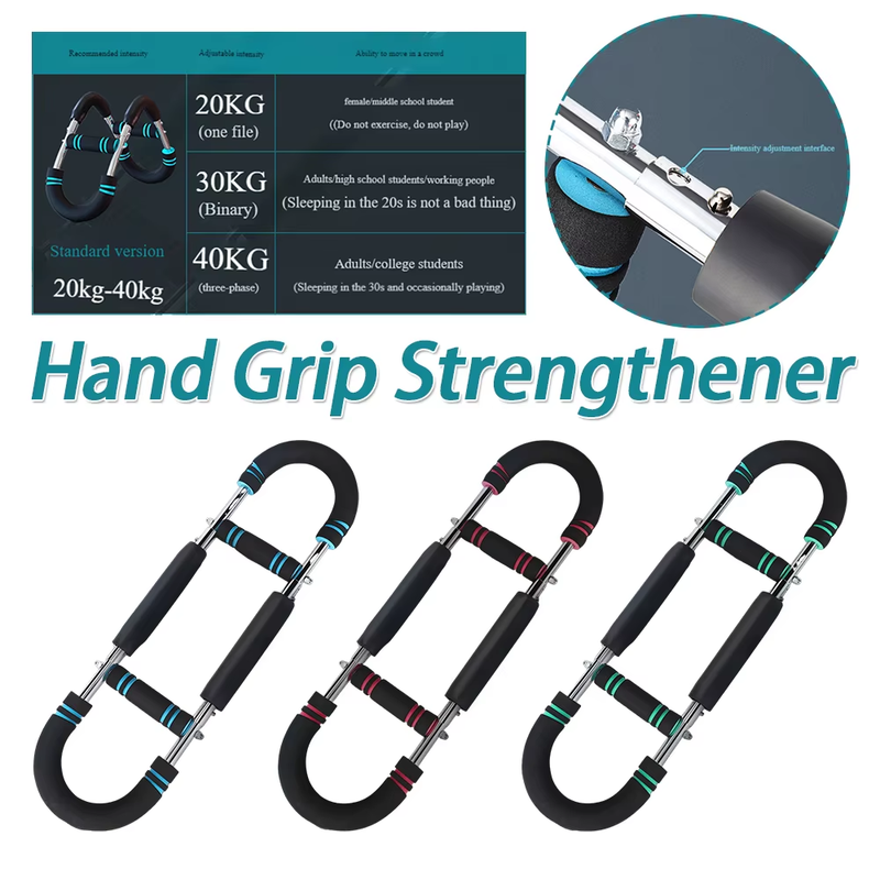 Hand Grip Strengthener Portable Forearm Strength Exerciser U Shaped Wrist Streng