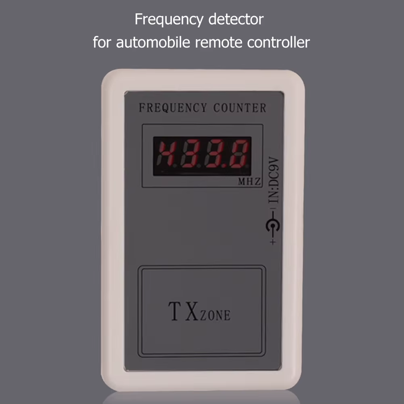Handheld Remote Control Wireless Frequency Meter Counter Tester for Car Garage