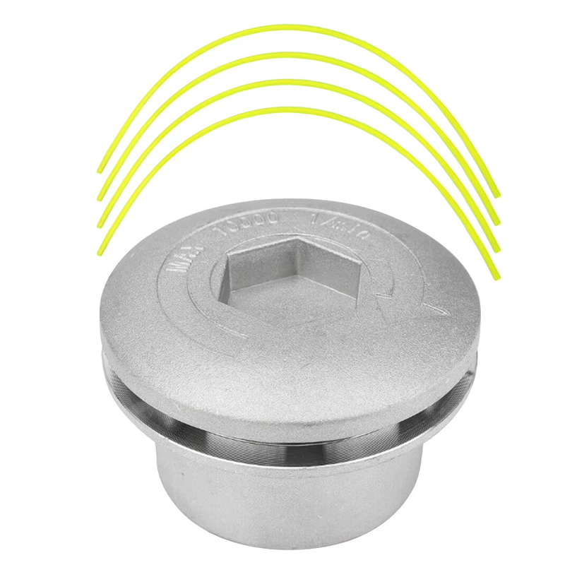 Aluminum Line Trimmer Head Grass Brush Cutter Accessory Replacement Parts Garden
