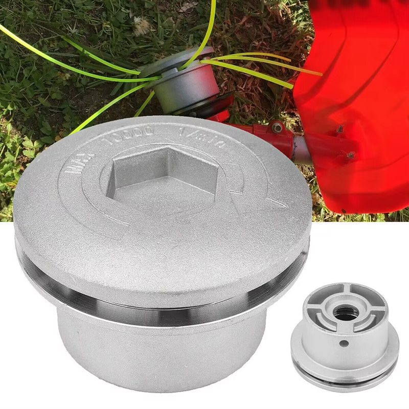 Aluminum Line Trimmer Head Grass Brush Cutter Accessory Replacement Parts Garden