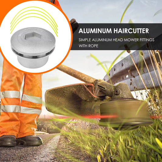 Aluminum Line Trimmer Head Grass Brush Cutter Accessory Replacement Parts Garden