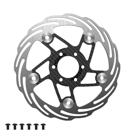 160/180Mm Bicycle Brake Rotor 6 Holes Bicycle Rotor Disc Carbon Fiber Road Bicyc