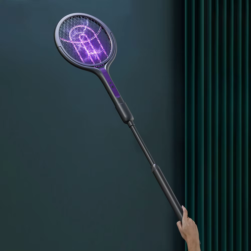 Rotating Head Electric Fly Swatter 2 in 1 Rechargeable Fly Killer and Mosquito T