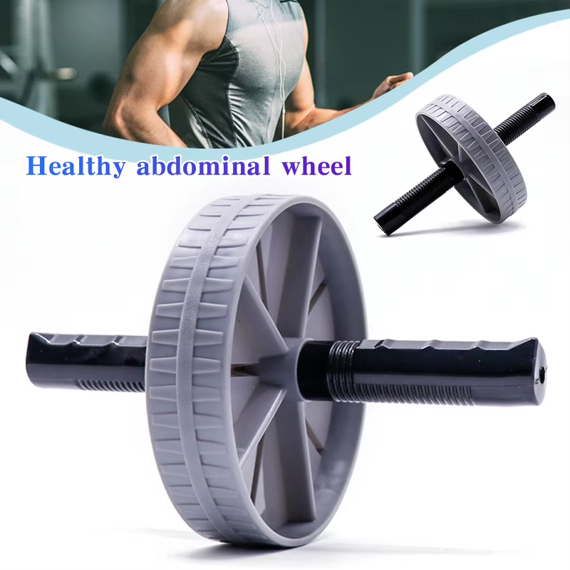 Workout AB Roller Wheel Non-Slip Abdominal Roller No Noise Abdominal Trainer Abd