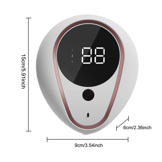 Automatic Wall Mount Hand Sanitizer Machine Infrared Sensor Rechargeable Foam De