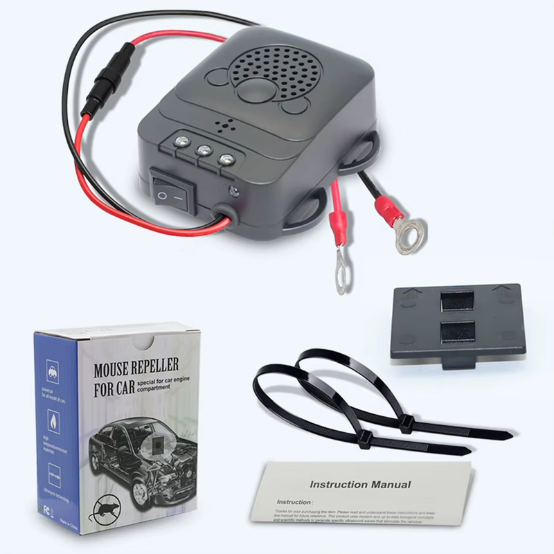 Ultrasonic Insect Birds Deterrent Snake Mouse Repellent for Outdoor Courtyards