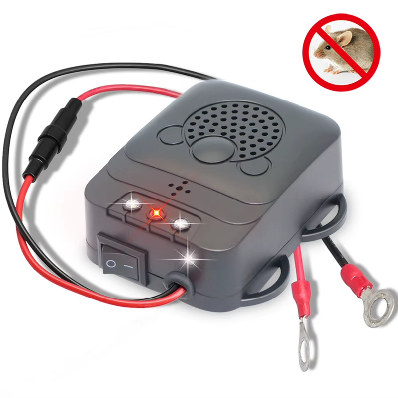 Ultrasonic Insect Birds Deterrent Snake Mouse Repellent for Outdoor Courtyards