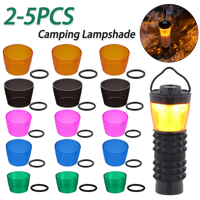 2-5PCS Camping Light Protective Cover Eye Protection Camping Lamp Cover Outdoor