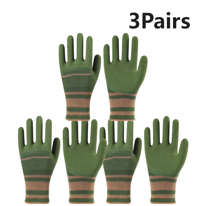 1-10Pairs Gardening Gloves Thorn Proof Rose Pruning Garden Glove Unisex Breathab