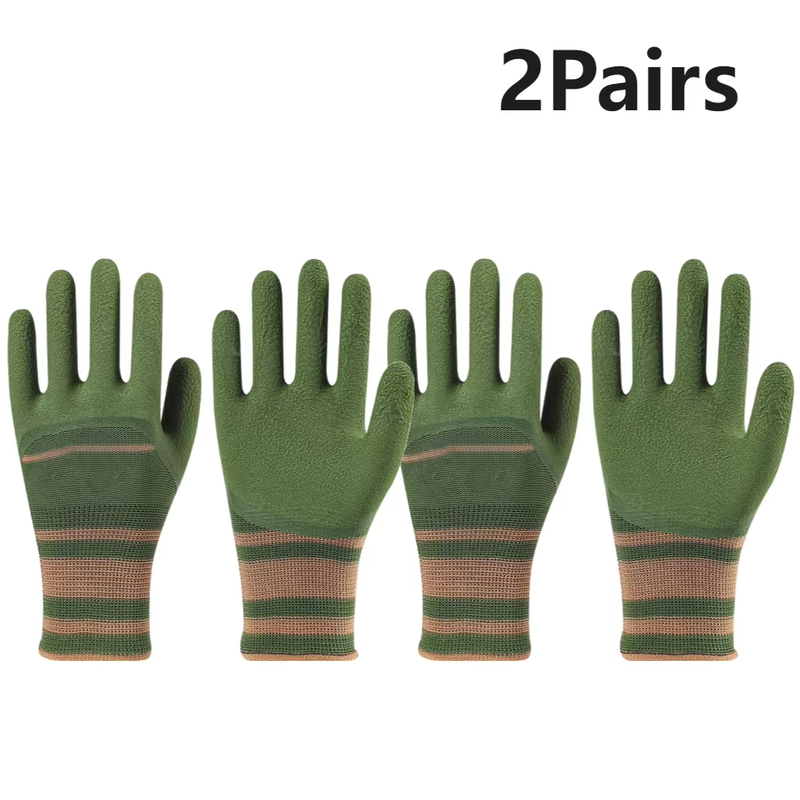 1-10Pairs Gardening Gloves Thorn Proof Rose Pruning Garden Glove Unisex Breathab