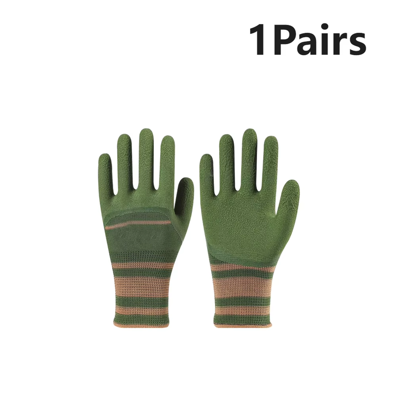 1-10Pairs Gardening Gloves Thorn Proof Rose Pruning Garden Glove Unisex Breathab