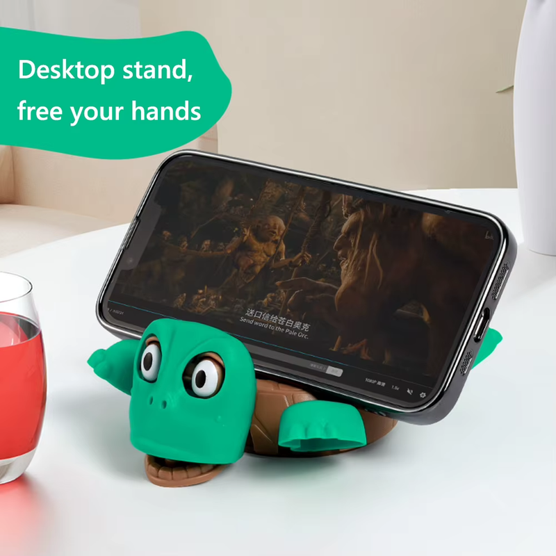 2Pcs Funny Turtle Coasters Phone Holder Tea Coffee Mug Drinks Holder Cup Pad DIY