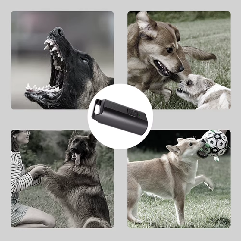 Ultrasonic Dog Bark Deterrent Device Long Range Rechargeable Pet Dog Repeller Do
