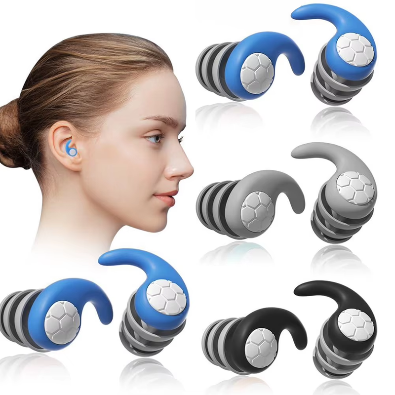 Silicone Sleeping Ear Plugs Sound Insulation Ear Protection Earplugs Waterproof
