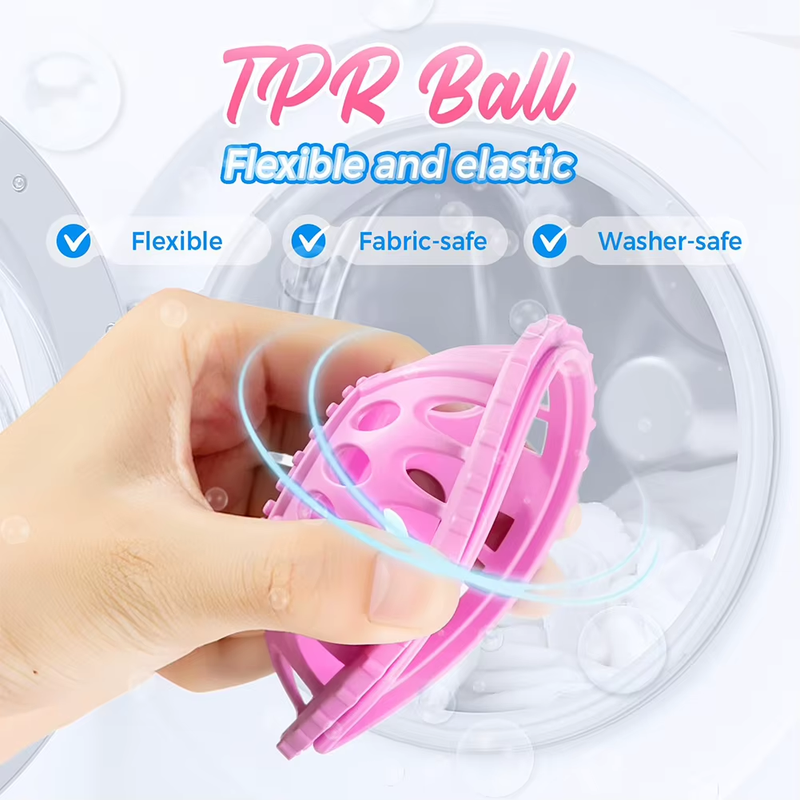 5Pcs Eco Friendly Dryer Balls Reusable Pet Hair Remover Ball Wear Resist Washing