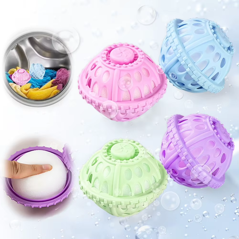 5Pcs Eco Friendly Dryer Balls Reusable Pet Hair Remover Ball Wear Resist Washing