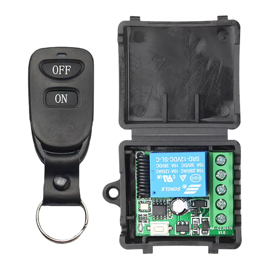 433Mhz Wireless Remote Control Switch 1CH Relay Receiver Module DC 12V RF Transm