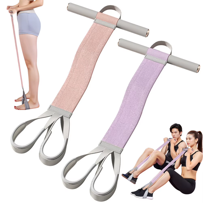 Resistance Band with Handles Portable Stretch Band Sit up Exercise Equipment Mul