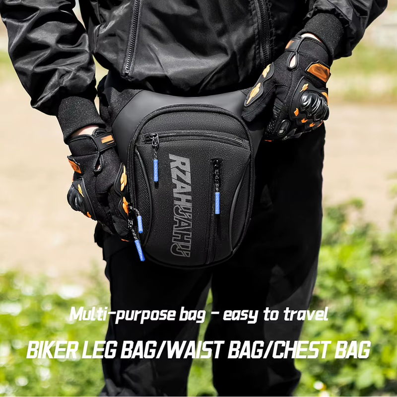 Motorcycle Hip Bum Bag Waterproof Motorbike Riding Chest Bag Large Capacity Moto