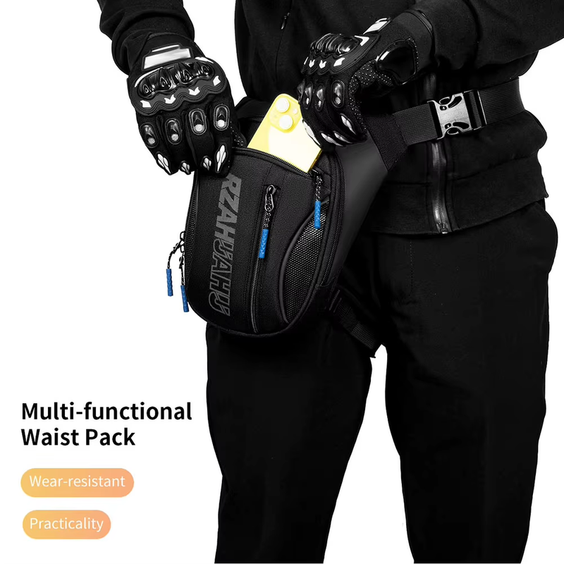 Motorcycle Hip Bum Bag Waterproof Motorbike Riding Chest Bag Large Capacity Moto