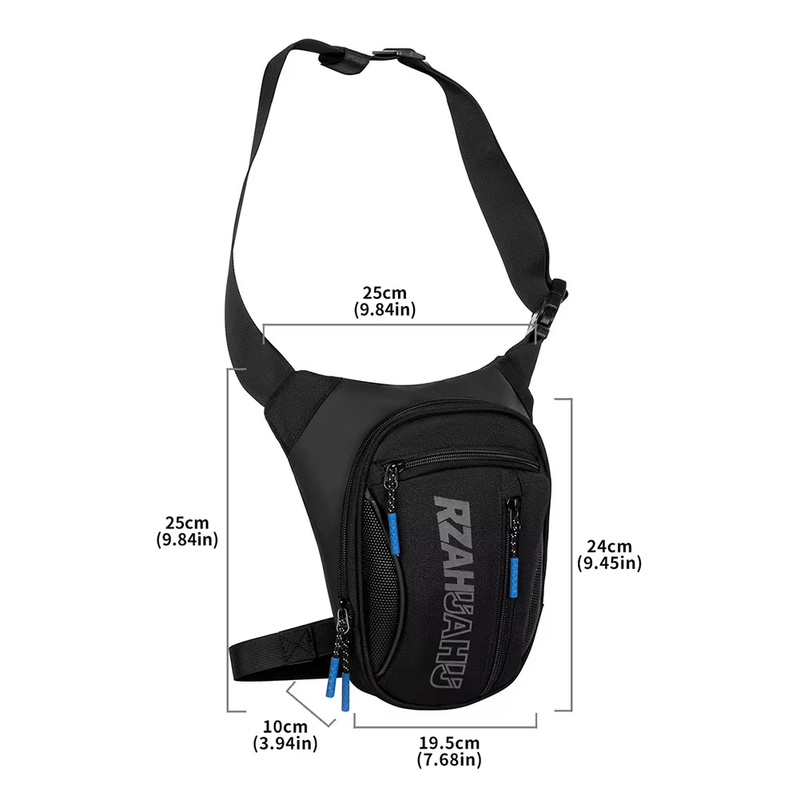 Motorcycle Hip Bum Bag Waterproof Motorbike Riding Chest Bag Large Capacity Moto