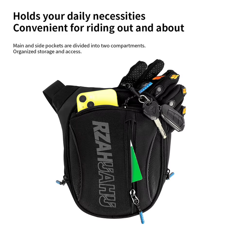 Motorcycle Hip Bum Bag Waterproof Motorbike Riding Chest Bag Large Capacity Moto
