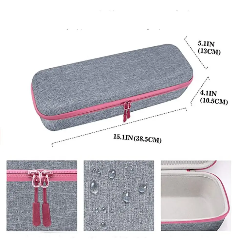 Travel Case for Hair Dryer Brush Lightweight Hard Carrying Case Storage Bag for