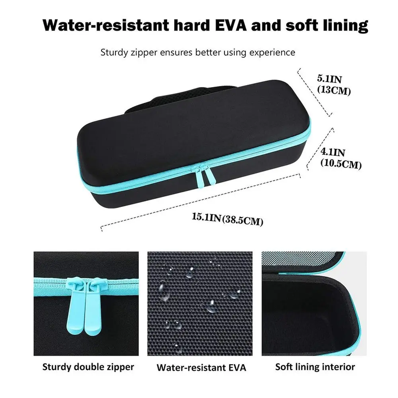 Travel Case for Hair Dryer Brush Lightweight Hard Carrying Case Storage Bag for