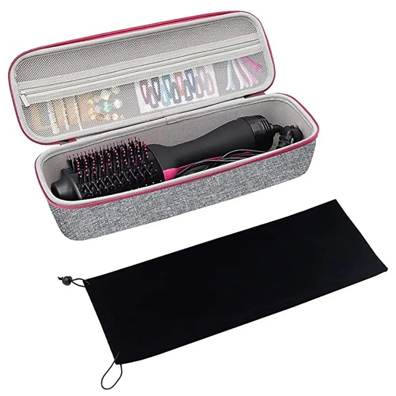 Travel Case for Hair Dryer Brush Lightweight Hard Carrying Case Storage Bag for