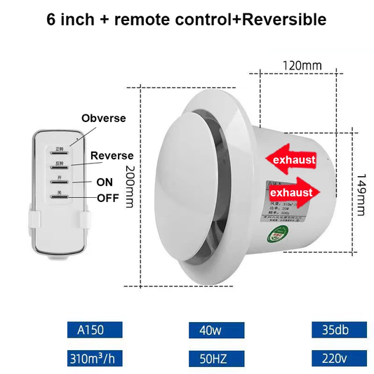 4 Inch 6 Inch Ventilating Fan Bathroom Wall Mute Household Exhaust Fan Kitchen R