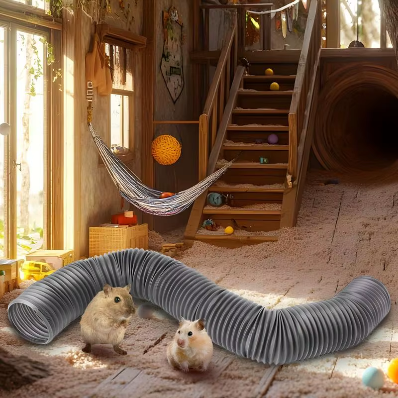 Hamster Tunnel Pet Mice Training Tunnel Lightweight Fun Accessories for Small An