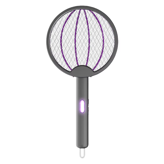 Foldable Bug Zapper Racket Rechargeable Electric Fly Swatter Safe Fly Killer and