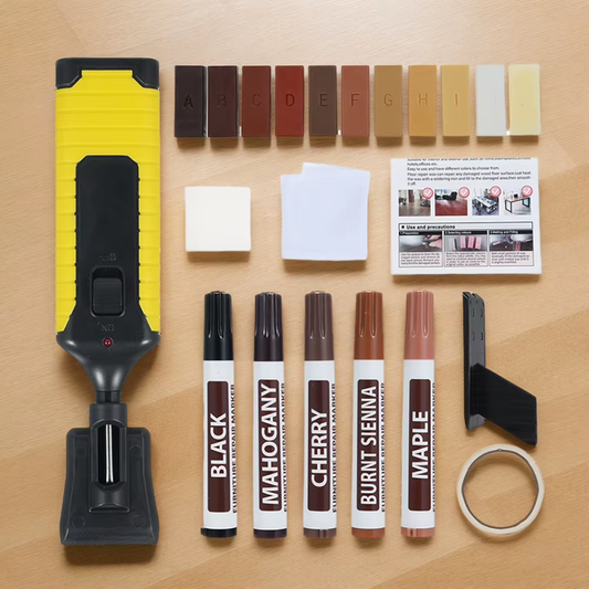 24Pcs Hardwood Floor Repair Kit Wood Touch up Markers Multi-Function Wood Furnit