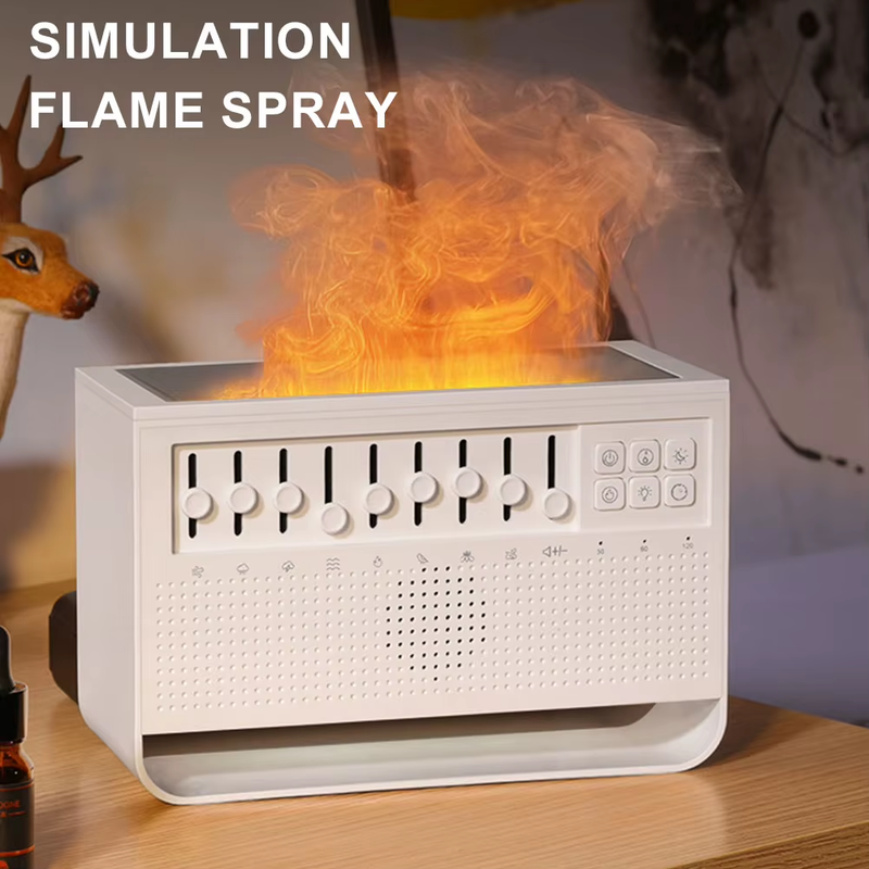 White Noise Sleep Sound Machine Essential Oil Diffuser with BT Speaker and Night