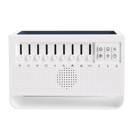 White Noise Sleep Sound Machine Essential Oil Diffuser with BT Speaker and Night