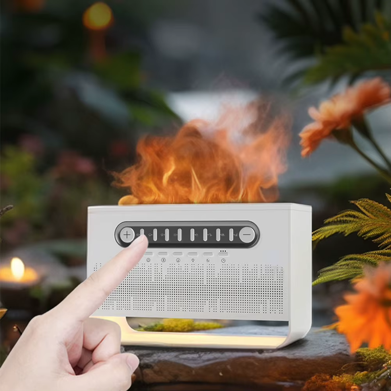 White Noise Sleep Sound Machine Essential Oil Diffuser with BT Speaker and Night