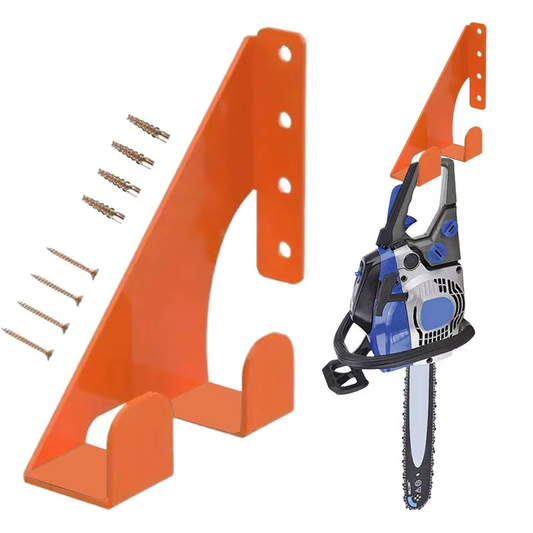 Chainsaw Hanger High-Strength Chainsaw Wall Mount Hanger Metal Rustproof Bracket