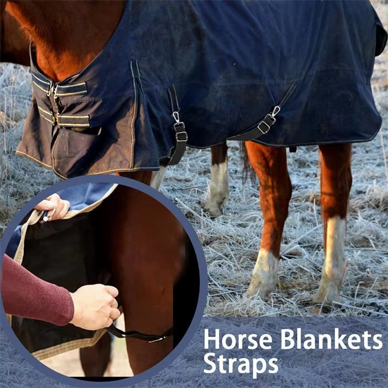 Horse Blanket Sheet Leg Straps Adjustable Length Horse Blanket Leg Straps 25.6 t
