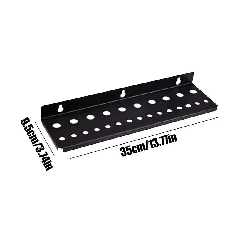 Screwdriver Rack Wall Mount Tool Storage Rack 25 Holes Utility Shelf Small Hand