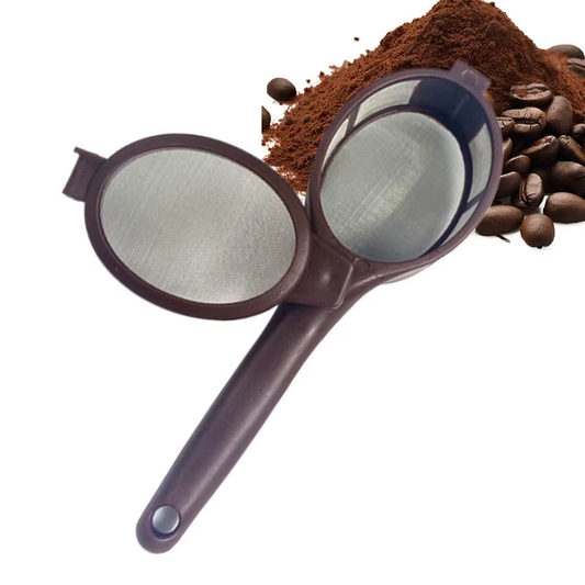 Coffee Powder Filter Spoon Household Tea Strainer Infuser Portable Fine Mesh Fil