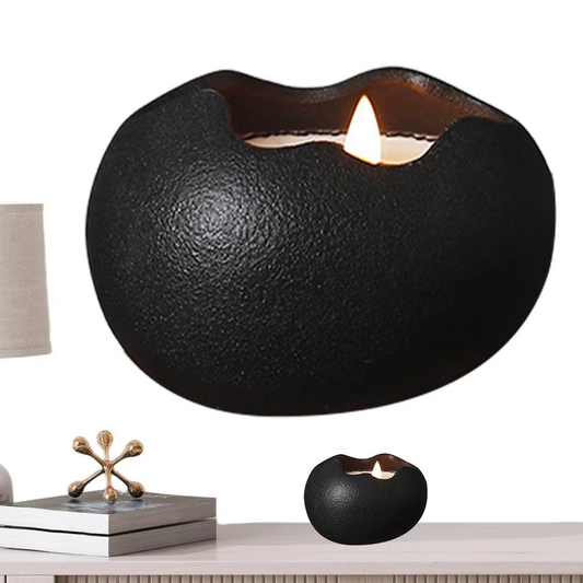 Cute Candle Holders Scented Candle Container Holder Egg Shaped Ceramic Candlesti