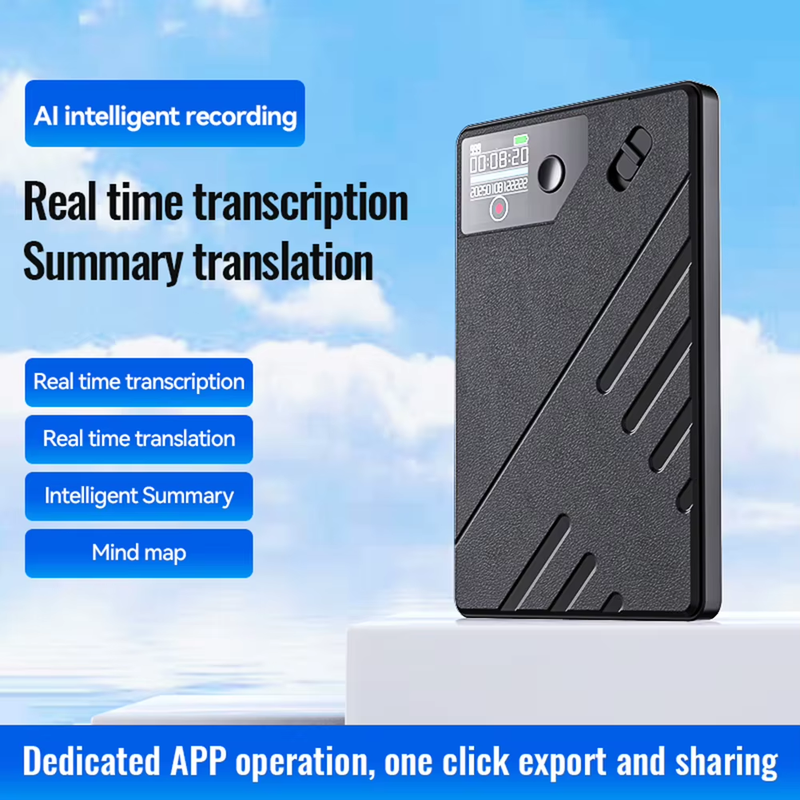 AI Voice Recorder GPT Intelligence Voice to Text Recorder APP Control Sound Reco
