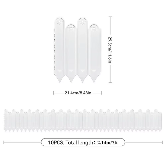 Garden Edging Border 10 Pack Flower Bed Edging Borders Decorative Garden Fencing