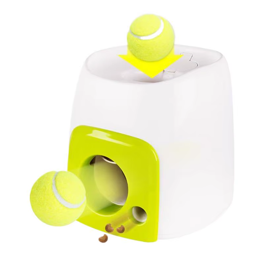 Automatic Dog Ball Launch Ball Thrower for Small Dogs Interactive Toys Training