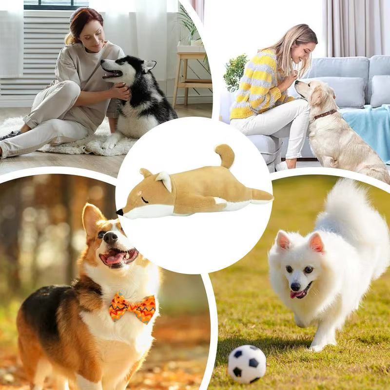 Plush Squeaky Dog Toys Plush Stuffed Pet Puppy Interactive Toy Small Medium Larg